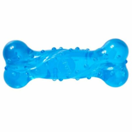 BELIEVERCREYENTE 6 in. Play Strong Scent-Sation Bone Bacon Dog Toy BE3085087